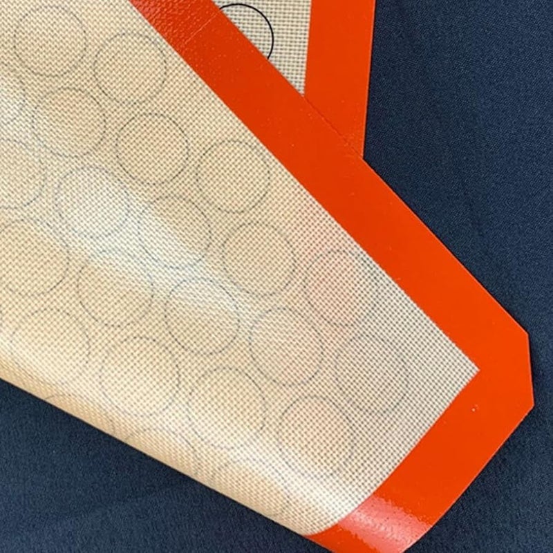 Coffee Color Nonstick Silicone Baking Mat Reusable Pastry Sheet For Oven Cookies Bread - Image 3